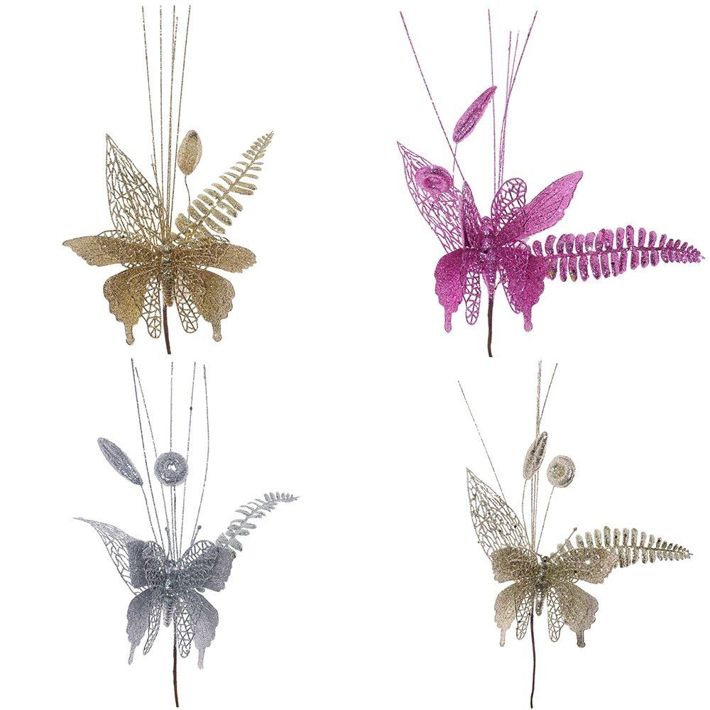 GAEM Изделие декоративное "Бабочка", L18 W3 H38 см, 4в.
