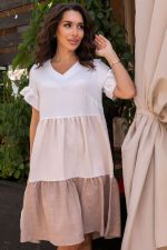 Платье Летний поцелуй (бежевое) П15790-12М LT Collection