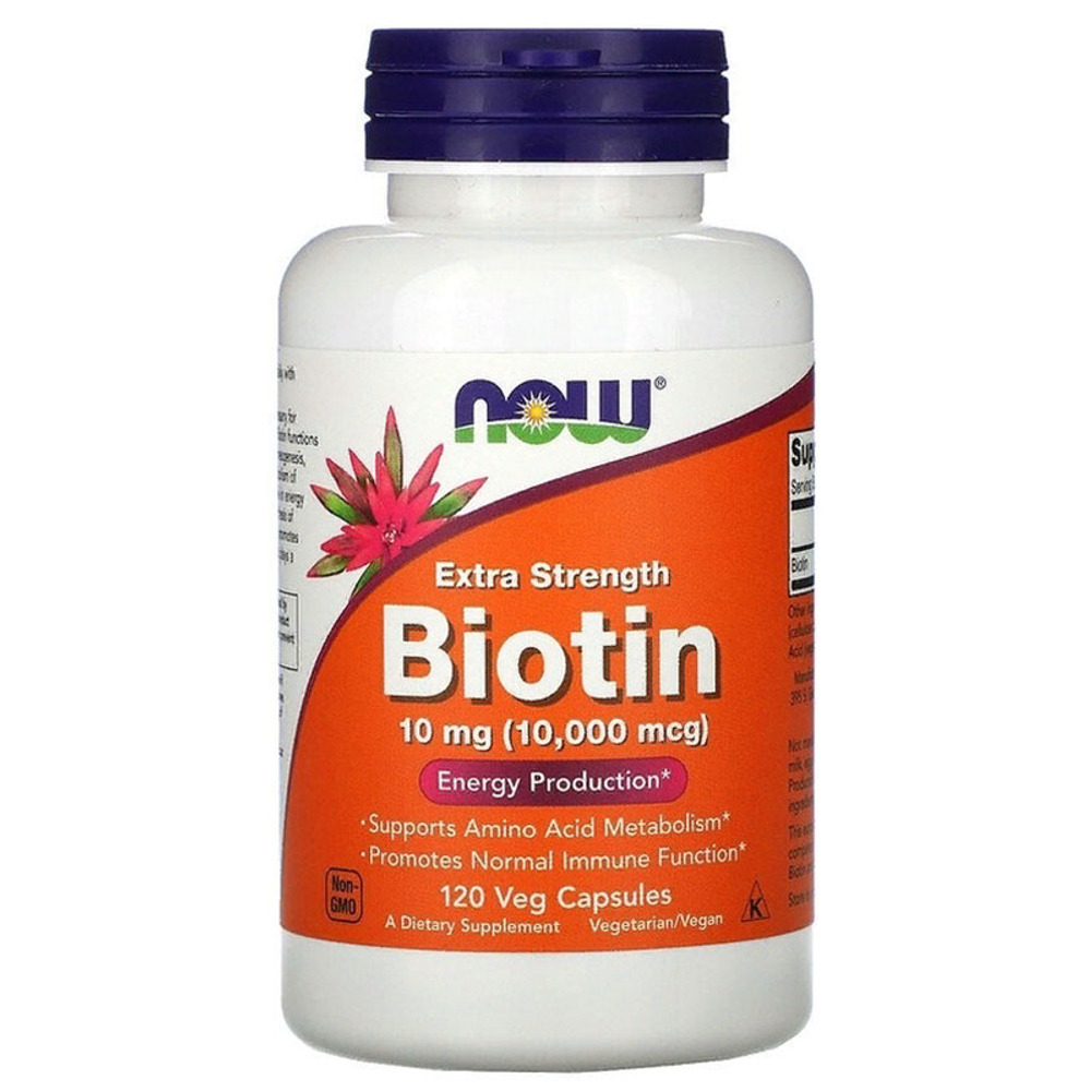 NOW Biotin 10 000 мкг. (120 капс.)