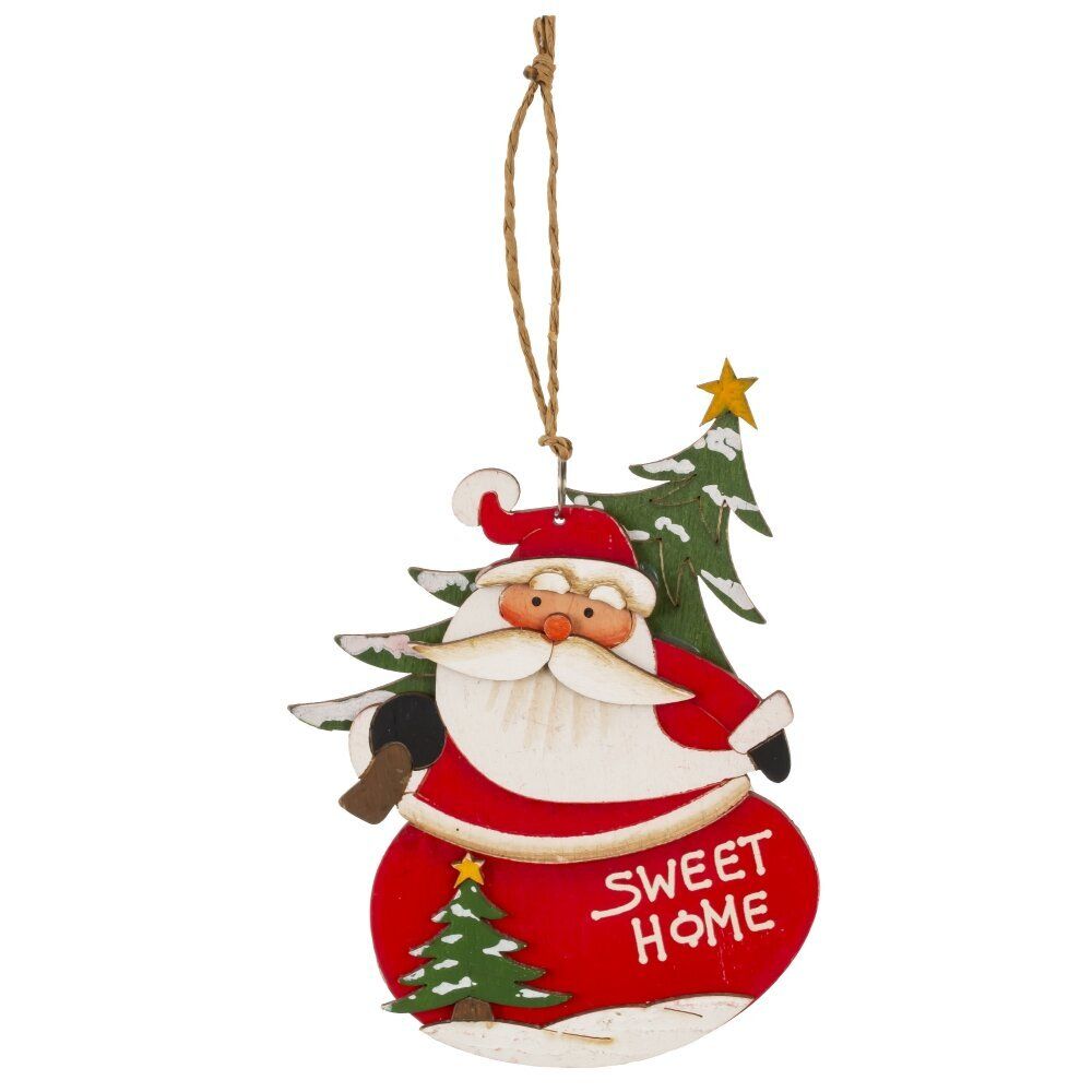 GAEM Изделие декоративное подвесное "Дед Мороз", L10 W0,5 H13 см, 4в.