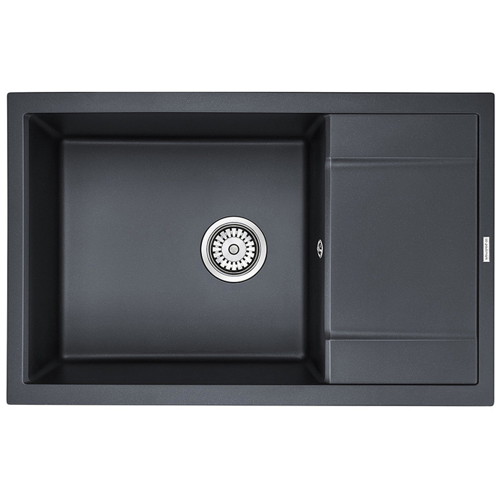 МОЙКА РЕВЕРСИВНАЯ КВАРЦЕВАЯ VERLASS PAULMARK 317850-BLM ЧЕРНЫЙ МЕТ 780*500