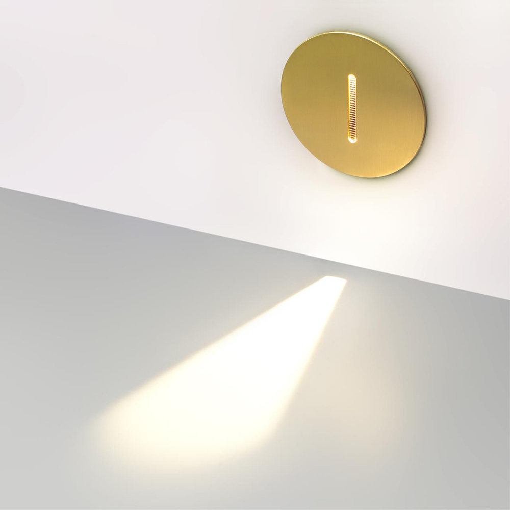 7053/3WL HIGHTECH ODL25 339 металл/металл Подсветка лестницы бронза IP20 LED 1*3W ESCALA