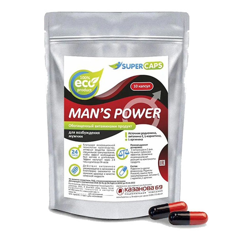 Возбуждающее средство для мужчин Biological Technology Man's Power
