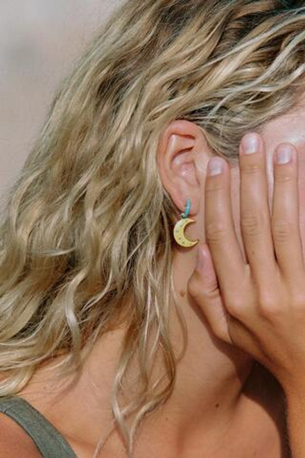 ZARA НАБОР СЕРЕГ «ЦВЕТЫ, СОЛНЦЕ И ЛУНА», РАЗНОЦВЕТНЫЙ