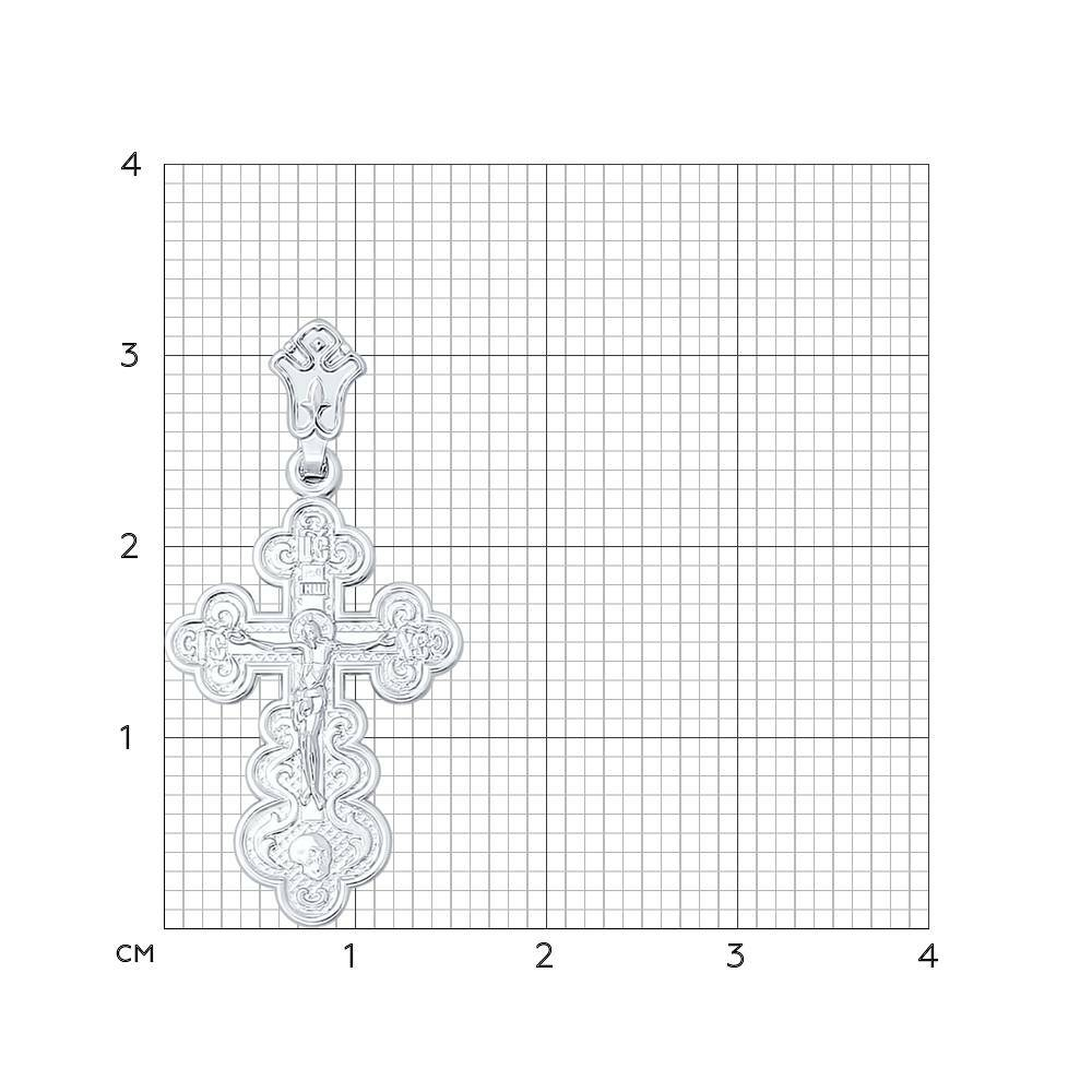 Крест из серебра 925 пробы