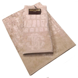 Набор полотенец 2шт Roberto Cavalli Cocco Motta бежевый