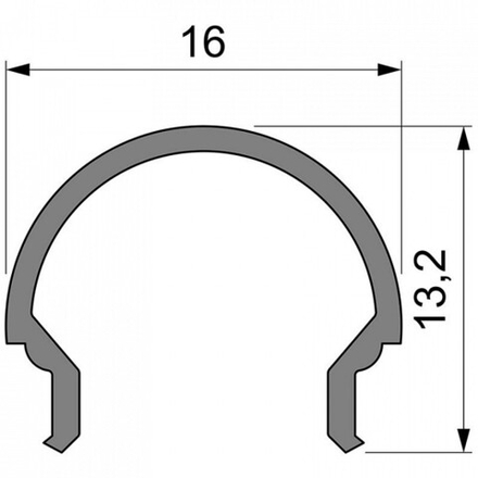 Профиль накладной Deko-Light R-01-10 984518