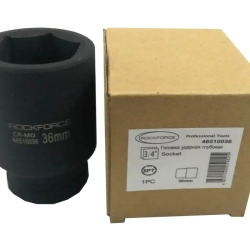 Головка ударная глубокая 36мм 6гр. 3/4'' RockForce##Rock FORCE RF-46510036