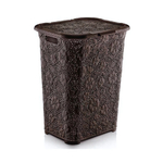 Корзина для белья Ажурная 50 лт коричневый