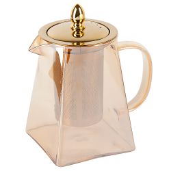 Чайник заварочный с фильтром "Pyramid" v=750мл (боросиликатное стекло) (индивидуальная упаковка)