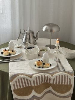 Дорожка на стол Chic beige из коллекции Essential, 45х150 см