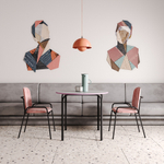 Стол обеденный LATITUDE Ror, 90 см, черный/серый