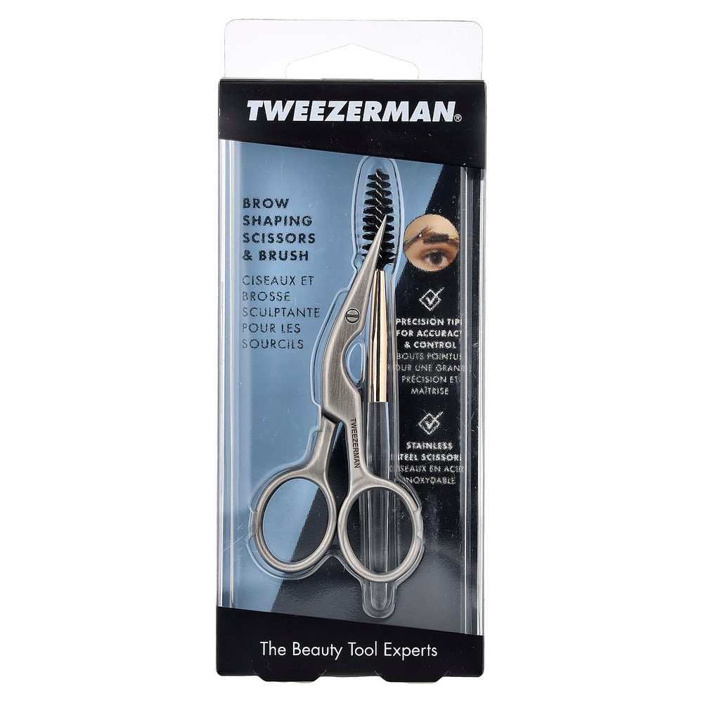 Tweezerman, набор из 2 предметов, для макияжа бровей