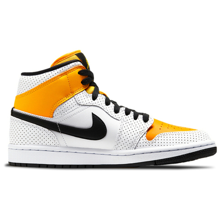 Кроссовки Air Jordan 1 Mid Laser Orange