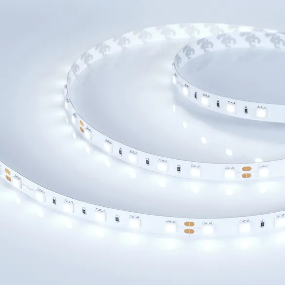 Светодиодная лента RT 2-5000 24V Cool 8K 2x (5060, 300 LED, LUX) (Arlight, 14.4 Вт/м, IP20) 013757(1)