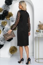 Платье Фурия (черное) П11654 LT Collection (Акция)