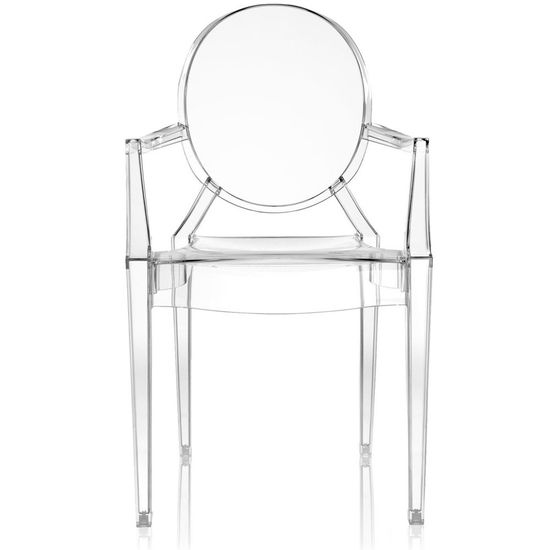 Прозрачный стул Louis Ghost Луис Гост с подлокотниками