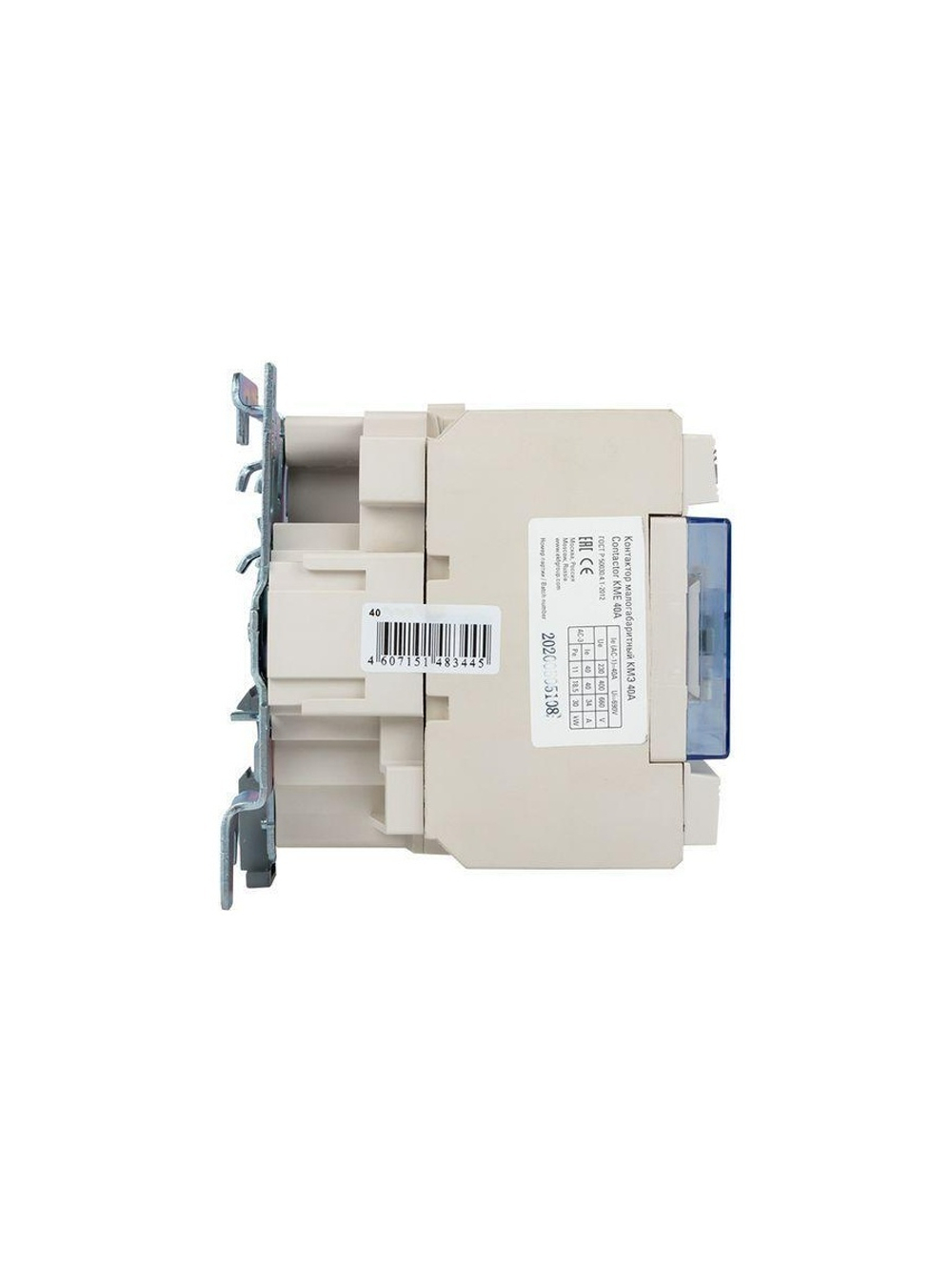 Контактор КМЭ 40А кат. 195.5-253В AC 1НО+1НЗ EKF ctr-s-40-220