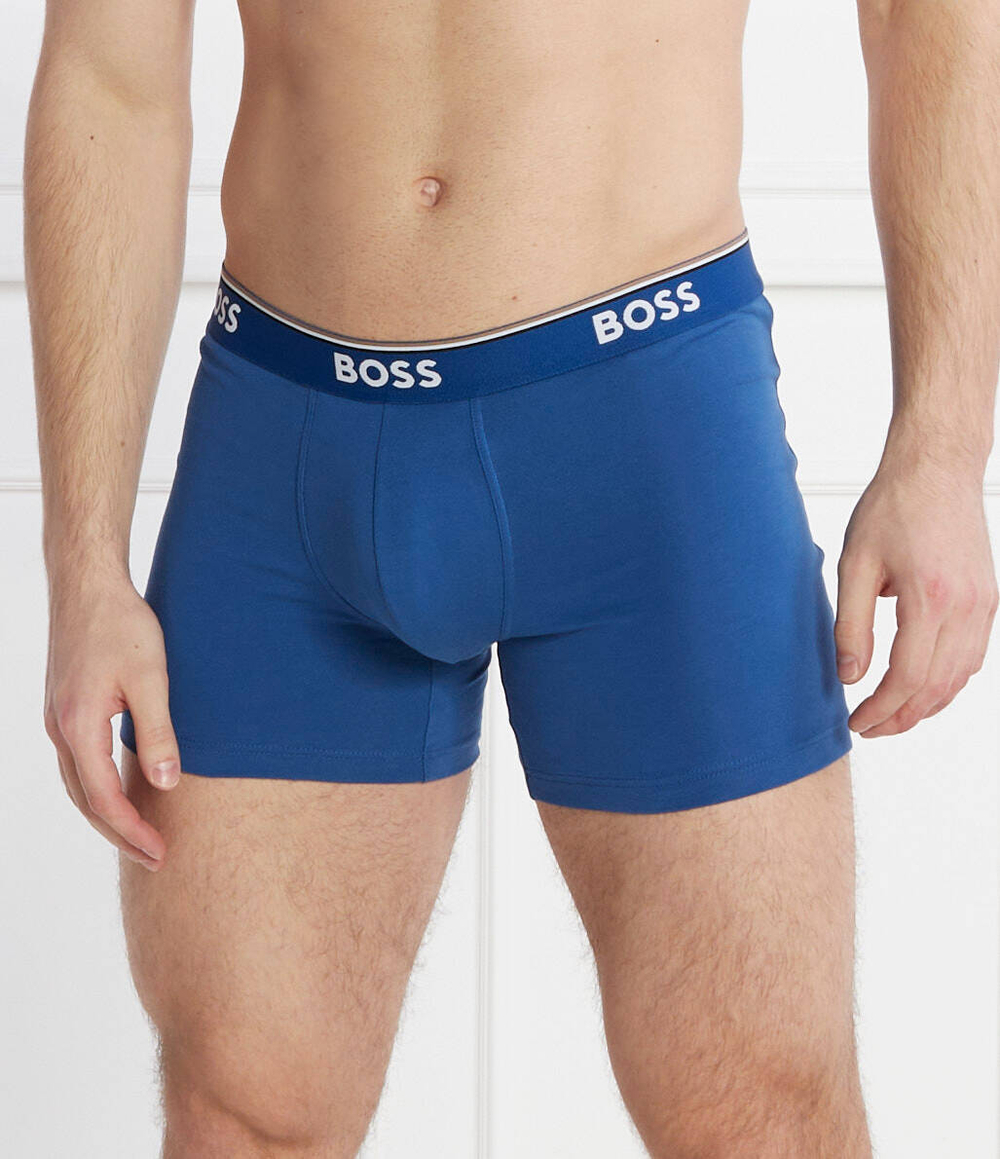 Трусики-боксеры 3шт. BoxerBr 3P Power BOSS BLACK - голубой(50475282)