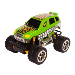 Джип на Р/У Монстр трак Динозавр, аккум., зелен коробка