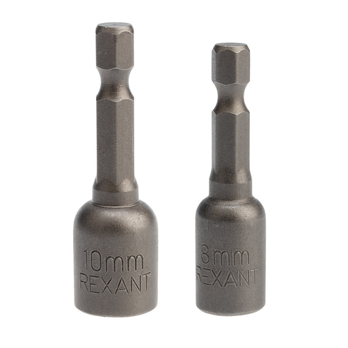 Насадка 8*48+10*48мм 1/4" магнитная KRANZ (уп/2шт)