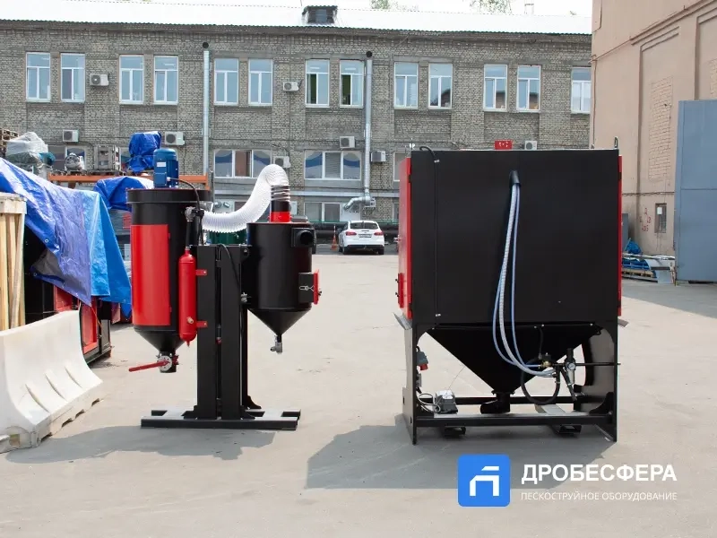 Пескоструйная камера PST КСО-135-И-ФВР-М с боковой загрузкой