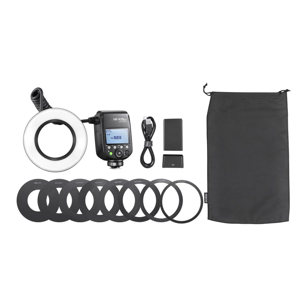 Вспышка Godox MF-R76C TTL для Canon для макросъемки