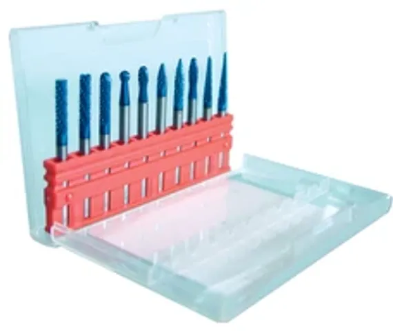 Набор борфрез с покрытием Blue-Tec из 64 шт., Karnasch, арт. 11.4855