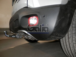 Фаркоп оцинкованный Galia J011C для Jeep Renegade 2014-, FIAT 500X 2014-(паспорт и сертификат в комплекте)(без электрики)