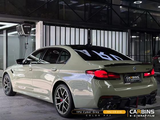 Carbins Color PPF Cyber Grey CR 01K хаки зеленая цветная полиуретановая защитная антигравийная пленка