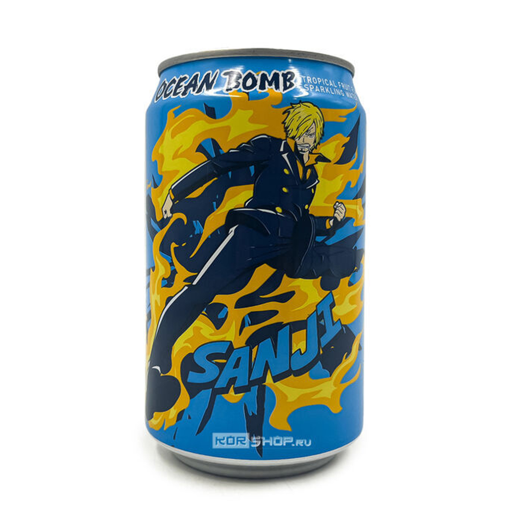 Лимонад "One Piece"Ocean Bomb со вкусом сочных тропических фруктов ж/б, 330 мл