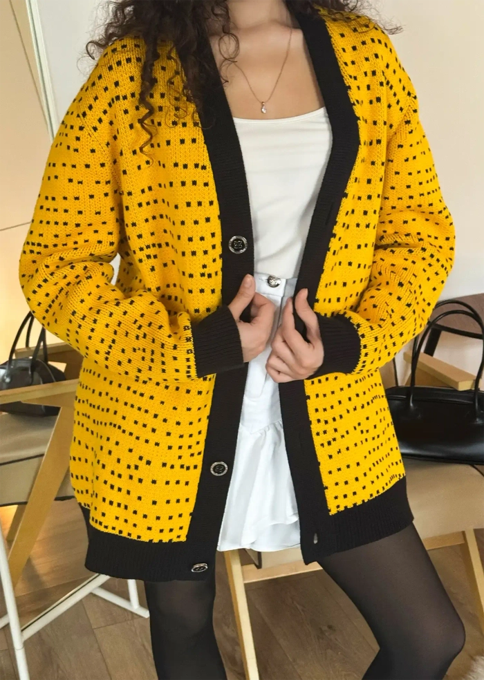 Кардиган на пуговицах