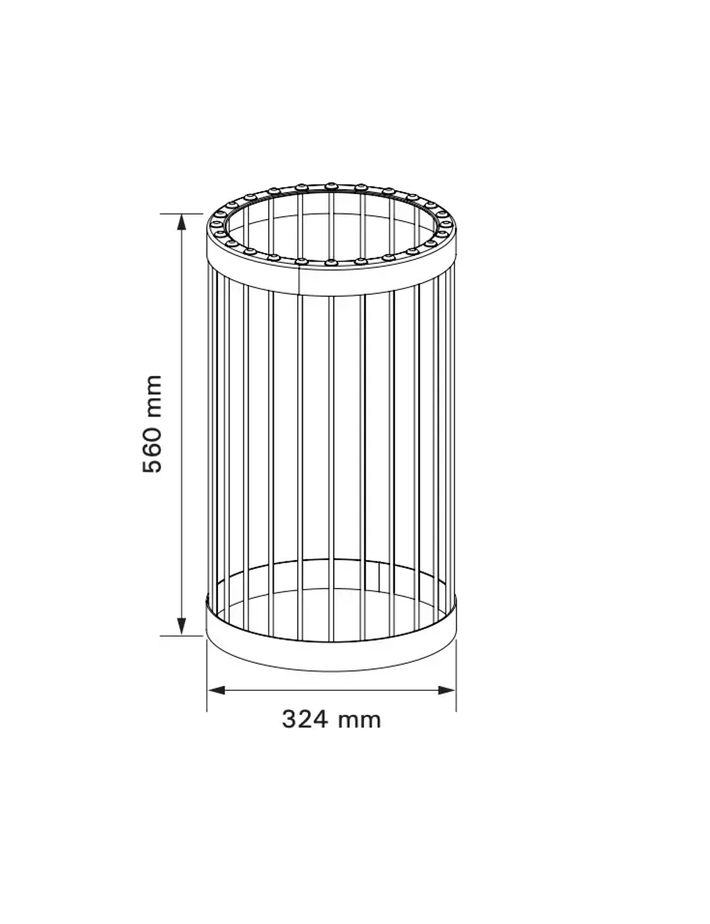 HARVIA Защитное ограждение дымовой трубы для дровяной печи Legend WL300