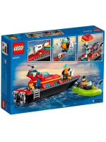 Лего Сити Спасательный пожарный катер 60373 Lego City