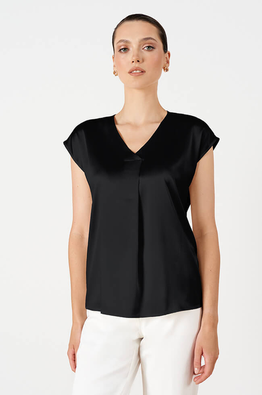 23276 Блузка женская (черный)