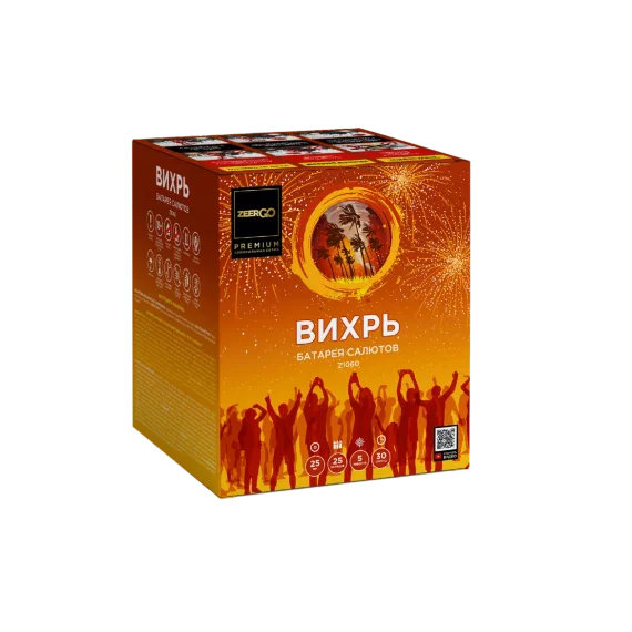 Батарея салютов Вихрь (25/1) Z1060