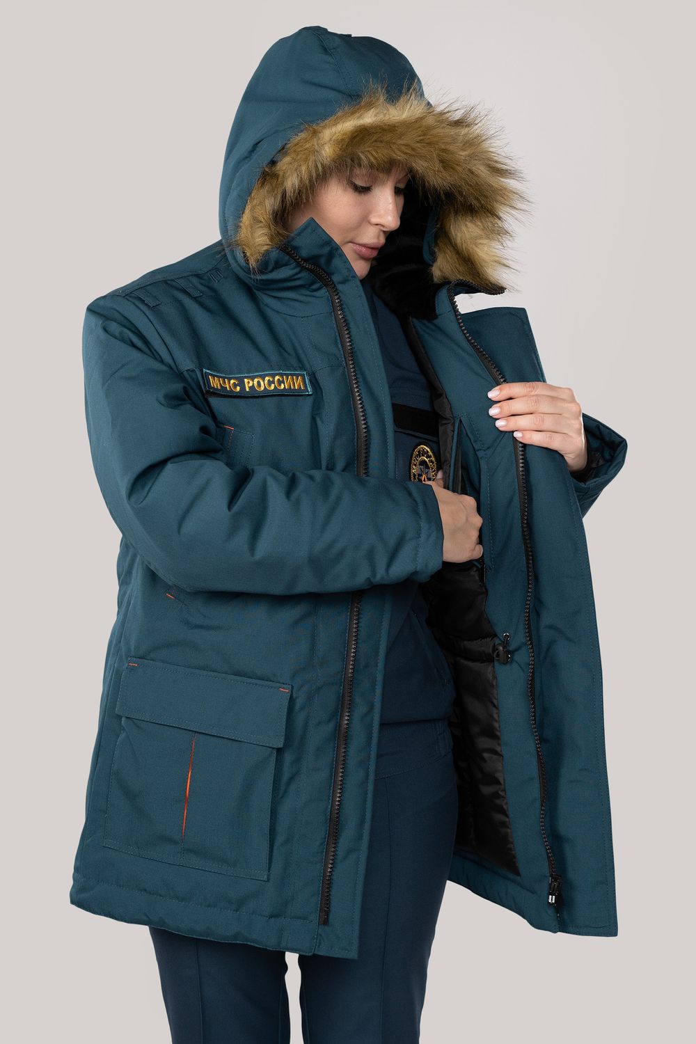 Куртка зимняя МЧС женская (мод. 199)