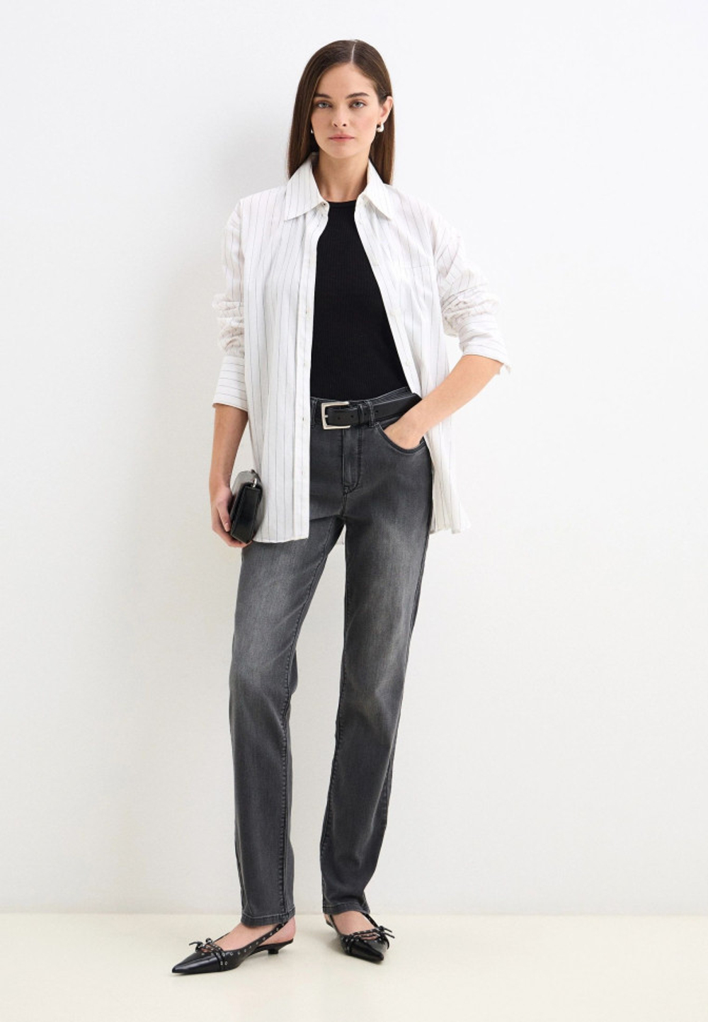 Джинсы из хлопка