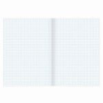 Тетрадь А4, 96 л., BRAUBERG скоба, клетка, обложка картон, "INDAY", 400520