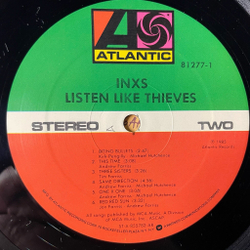 Винтажная виниловая пластинка LP INXS Listen Like Thieves (USA 1985)