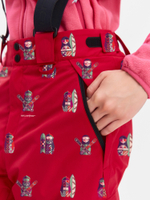 Брюки горнолыжные утепленные (маджента\пурпурные)