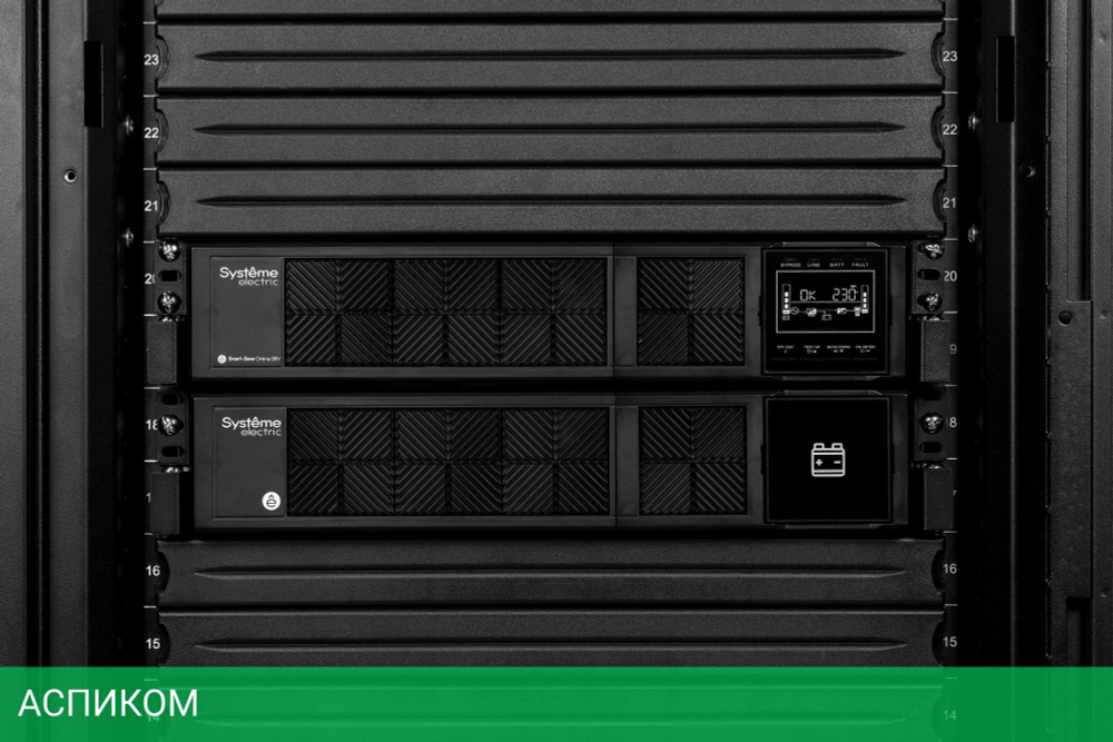 Источник бесперебойного питания Systeme Electriс SRV черный (SRVSE6KRTXLI4U)
