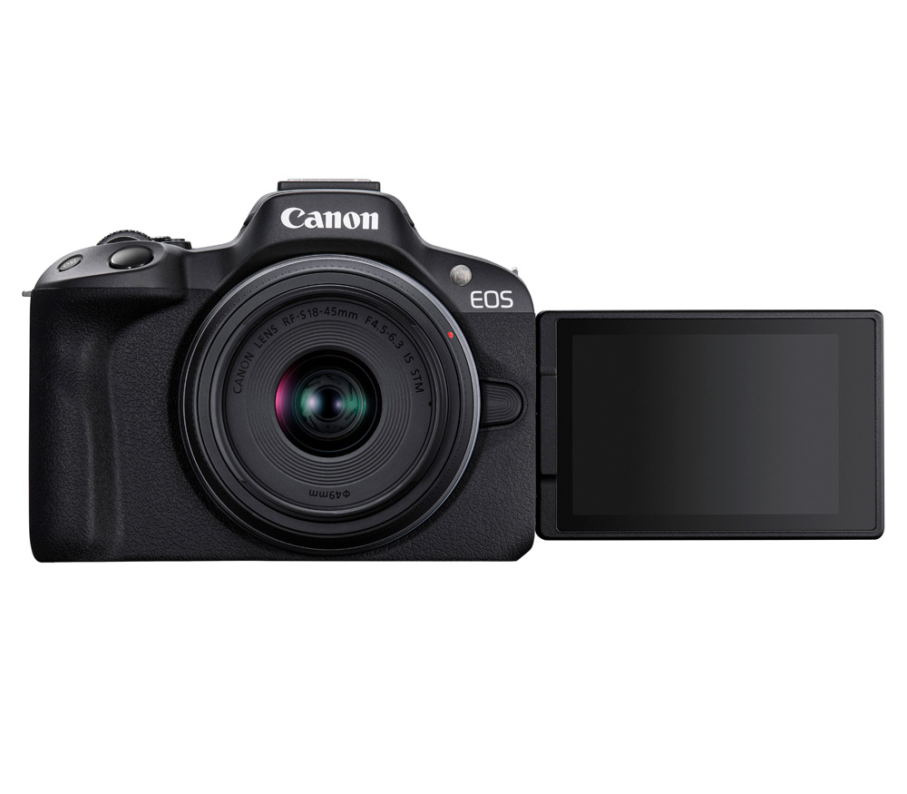 Беззеркальный фотоаппарат Canon EOS R50 Kit RF-S 18-45mm IS STM (уцененный)