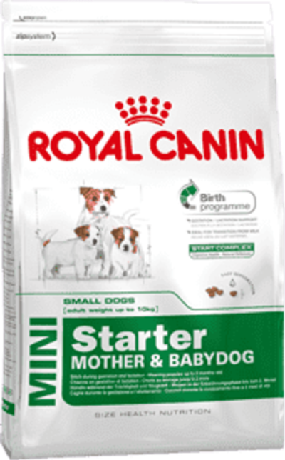 Сухой корм Royal Canin Mini Starter для щенков мелких пород и их матерей, пакет 1кг