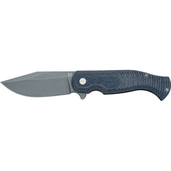 Нож Fox Knives FX-524 MJ Eastwood Tiger - нож складной, рук-ть джин. микарта, клинок S90V, грубый стоунвош