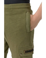 Брюки муж. Aeronautica 982 хаки нашивка