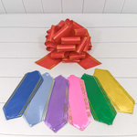 Бант Шар 10см Набор 7 шт с золотой полосой (Микс)