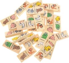 Домино деревянное животные