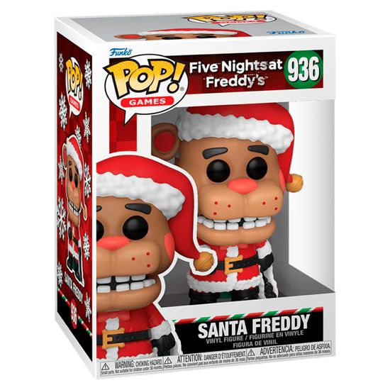 Фигурка Funko POP! Games FNAF Holiday Santa Freddy Fazbear (936) 72488 / Фигурка Фанко ПОП! по мотивам компьютерной игры "Пять ночей с Фредди", Фредди Фазбер