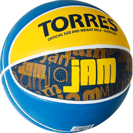 Мяч баскетбольный TORRES Jam B02043, размер 3